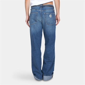 Carhartt WIP W Lavine Pant Blue Marble Used Wash 